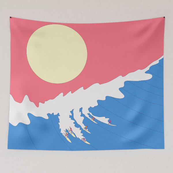 Item preview, Great wave surfers  designed and sold by Swadeillustrations.