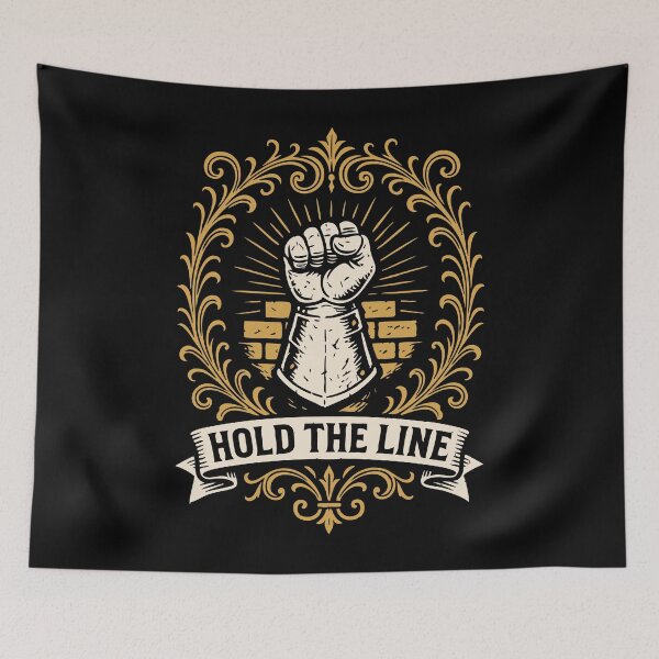 Item preview, Hold the Line Fists Wargaming designed and sold by pixeptional.