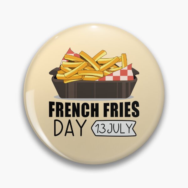 Item preview, 13 July French Fries Day - Wacky Holidays designed and sold by ChemicalXShop.