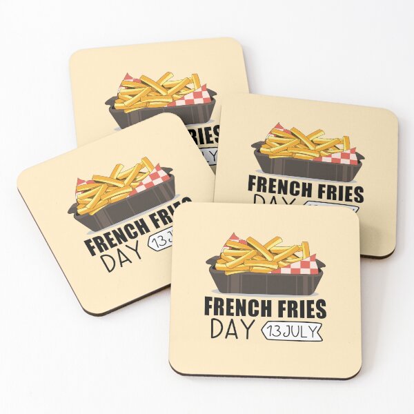 Item preview, 13 July French Fries Day - Wacky Holidays designed and sold by ChemicalXShop.
