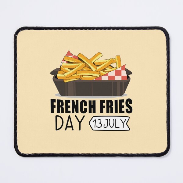 Item preview, 13 July French Fries Day - Wacky Holidays designed and sold by ChemicalXShop.