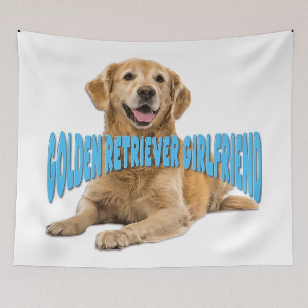 Item preview, Golden Retriever Girlfriend Print designed and sold by HintOFCabbage_Atelier.