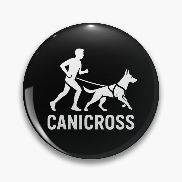Item preview, Canicross T-Shirt – White Silhouette Runner with Belgian Malinois designed and sold by OTSC.