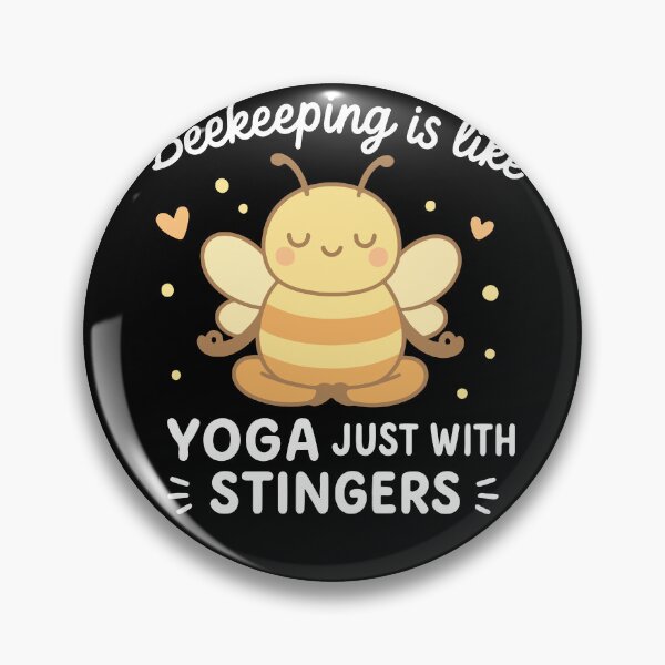 Item preview, Bienen Beekeeper Yoga Just With Stingers designed and sold by LuminOrb.