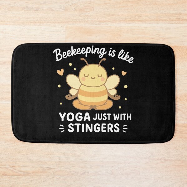 Item preview, Bienen Beekeeper Yoga Just With Stingers designed and sold by LuminOrb.