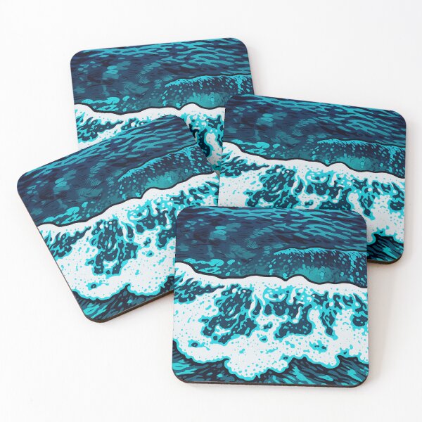 Item preview, Crashing Wave Energy | Close-Up Ocean Surf Art - Dynamic Coastal Power designed and sold by GeEeN.