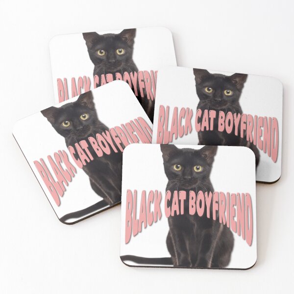 Item preview, Black Cat Boyfriend Print designed and sold by HintOFCabbage_Atelier.