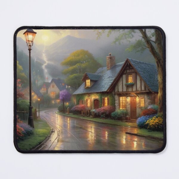 Item preview, Rainy Day Reflections in the Village Street designed and sold by BlareBlare.