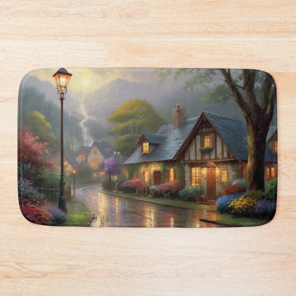 Item preview, Rainy Day Reflections in the Village Street designed and sold by BlareBlare.