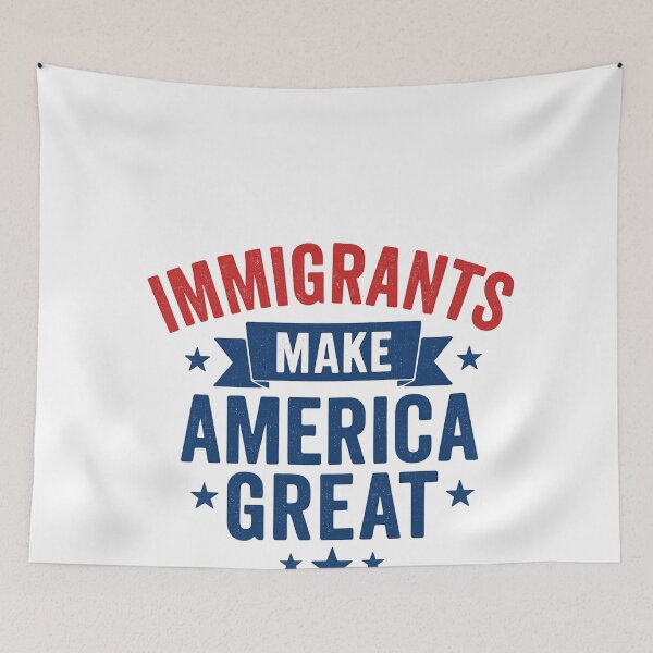 Item preview, Immigrants Make America Great – Bold Patriotism designed and sold by Aryabek.