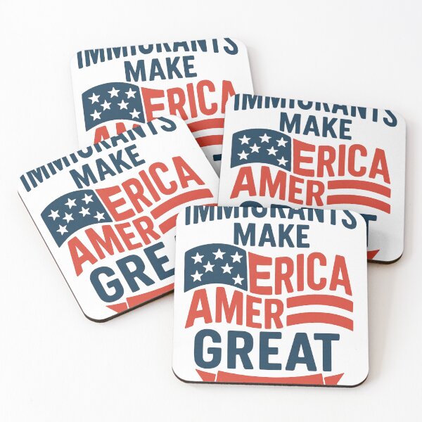 Item preview, Immigrants Make America Great – Bold Patriotism Abolish Ice designed and sold by Aryabek.