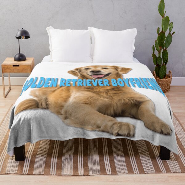 Item preview, Golden Retriever Boyfriend Print designed and sold by HintOFCabbage_Atelier.