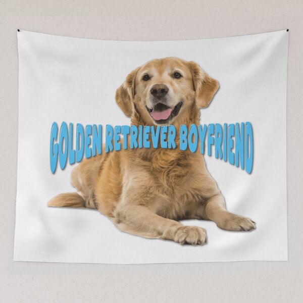 Item preview, Golden Retriever Boyfriend Print designed and sold by HintOFCabbage_Atelier.