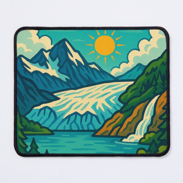Item preview, Mendenhall Glacier – Sunny Day in Tongass National Forest designed and sold by Aryabek.