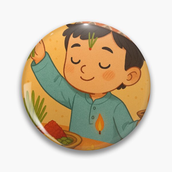 Item preview, Happy Dashain – Nepali Boy with Jamara and Tika designed and sold by Aryabek.