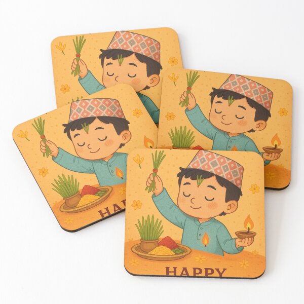 Item preview, Happy Dashain – Nepali Boy with Jamara and Tika designed and sold by Aryabek.