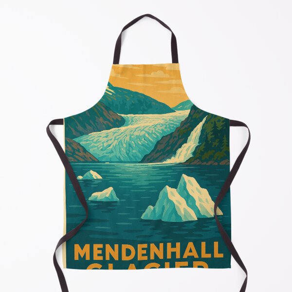 Item preview, Mendenhall Glacier – Sunset Over Icefield and Falls designed and sold by Aryabek.