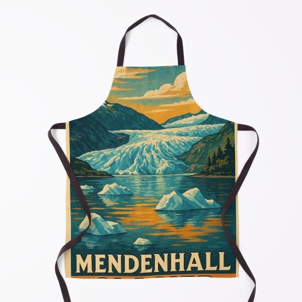 Item preview, Mendenhall Glacier – Scenic Icebergs and Alpenglow designed and sold by Aryabek.