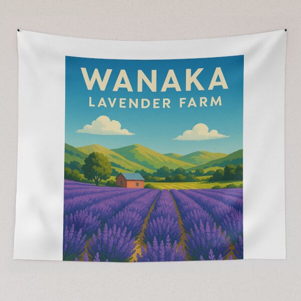 Item preview, Wanaka Lavender Farm – Otago Countryside View designed and sold by Aryabek.