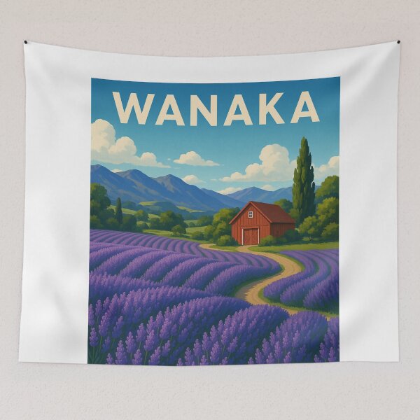 Item preview, Lavender Fields of Wanaka – New Zealand Alpine Beauty designed and sold by Aryabek.