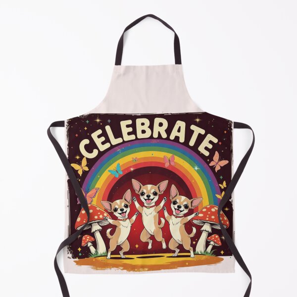 Item preview, Chihuahua Pride Party Under Rainbow designed and sold by Iuqiune.