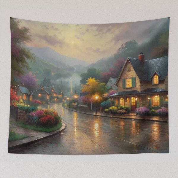 Item preview, Soft Showers Over the Quiet Village designed and sold by BlareBlare.