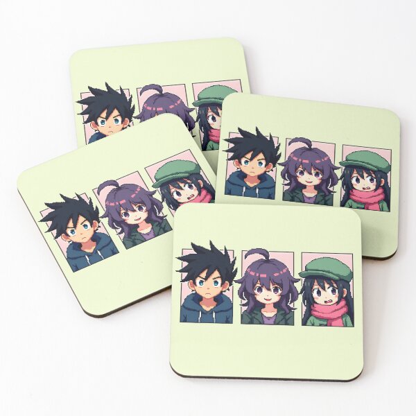 Item preview, Deltarune Pixel Art Portraits - Kris, Susie, Ralsei designed and sold by Ajay Creative Studio.