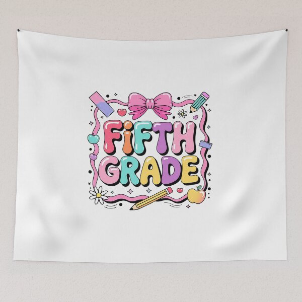 Item preview, Fifth Grade Pencil Coquette Bow Back To School designed and sold by diyoor.