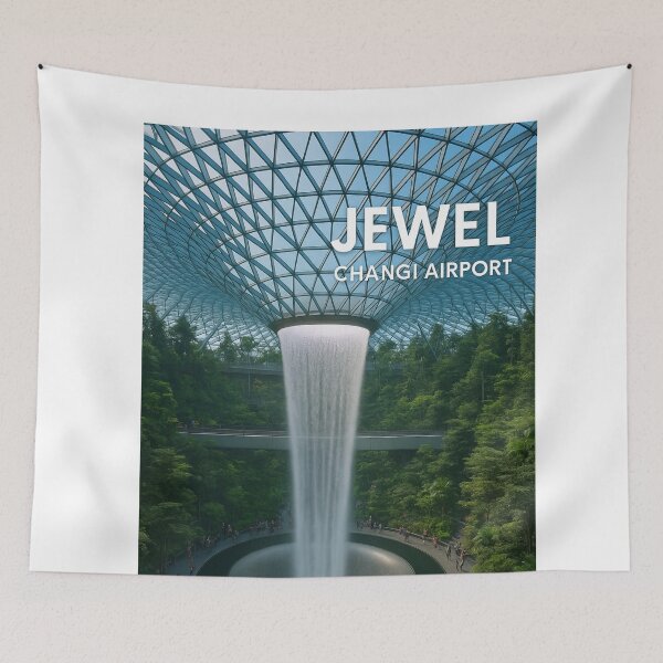 Item preview, Jewel at Changi Airport – Rain Vortex and Forest Canopy designed and sold by Aryabek.