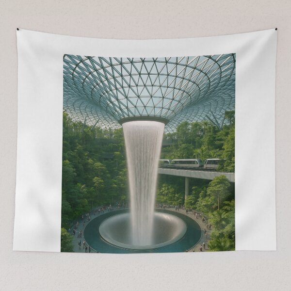 Item preview, Jewel Changi Airport – Rain Vortex and Skytrain designed and sold by Aryabek.