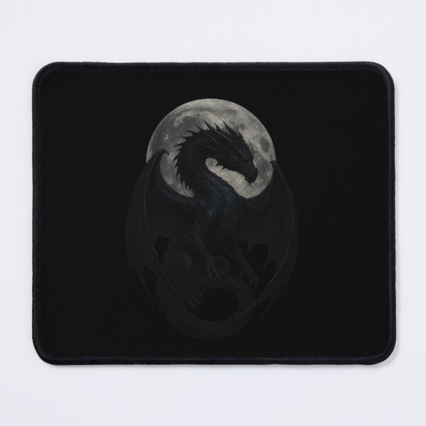 Item preview, Dark Moon Dragon – Gothic Fantasy Night Sky Art designed and sold by HAFIZ-DP.
