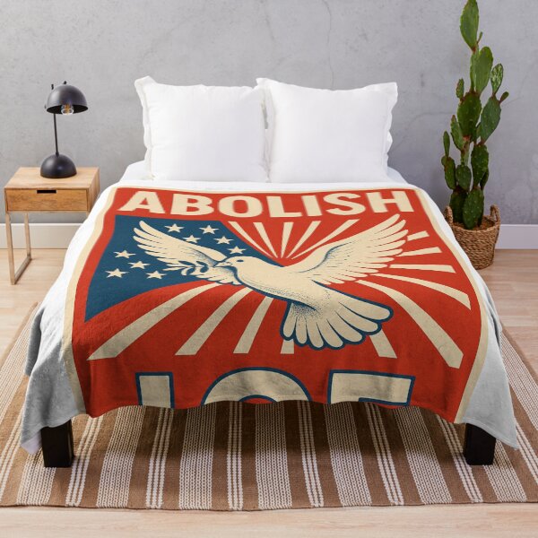 Item preview, Abolish ICE – Liberty Torch Protest Message designed and sold by Aryabek.