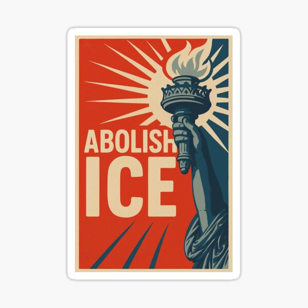 Item preview, Abolish ICE – Peace Dove with American Flag designed and sold by Aryabek.
