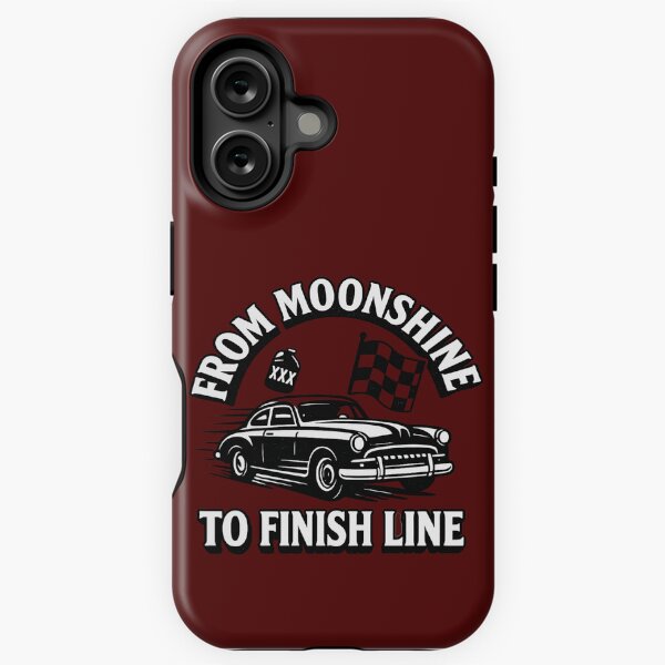 Item preview, From Moonshine to Finish Line – Retro NASCAR T-Shirt designed and sold by SMB Dept..