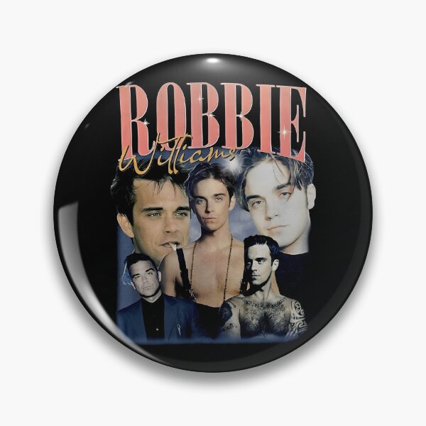 Item preview, Robbie Williams 2025 Tour Retro Fan Art designed and sold by RussCrosby.