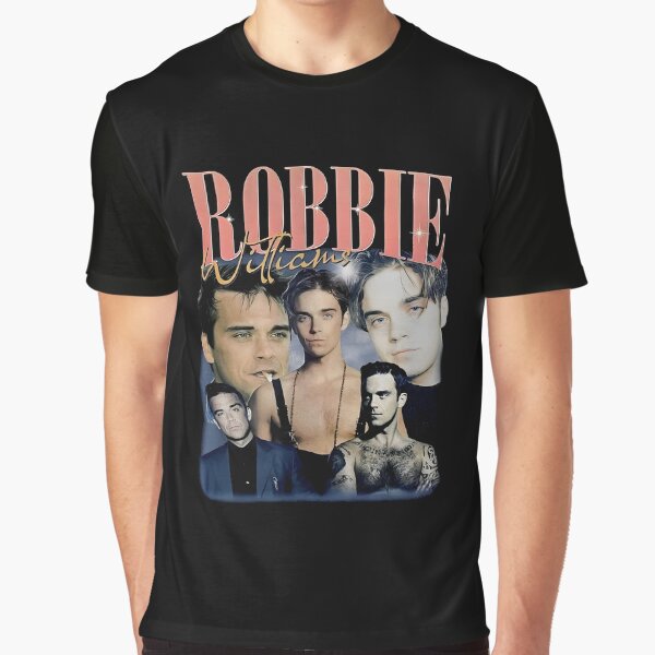 Item preview, Robbie Williams 2025 Tour Retro Fan Art designed and sold by RussCrosby.