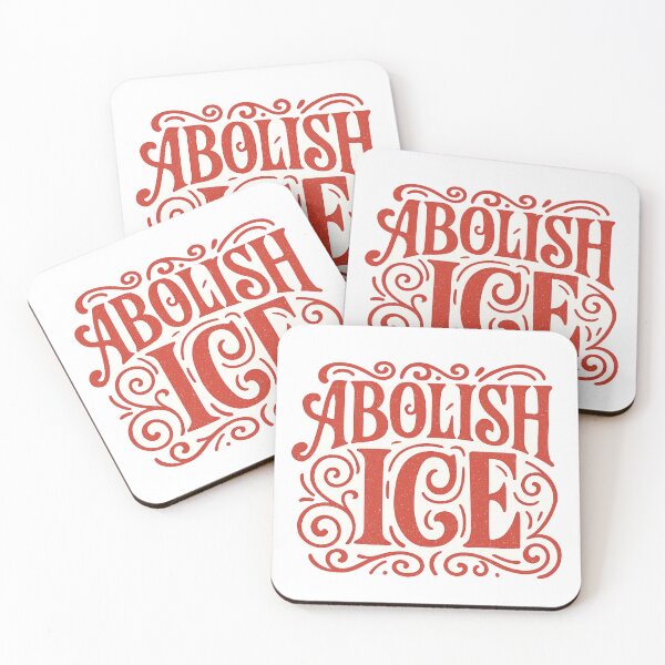 Item preview, Abolish ICE – Script Protest Typography designed and sold by Aryabek.
