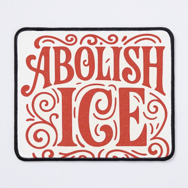 Item preview, Abolish ICE – Script Protest Typography designed and sold by Aryabek.