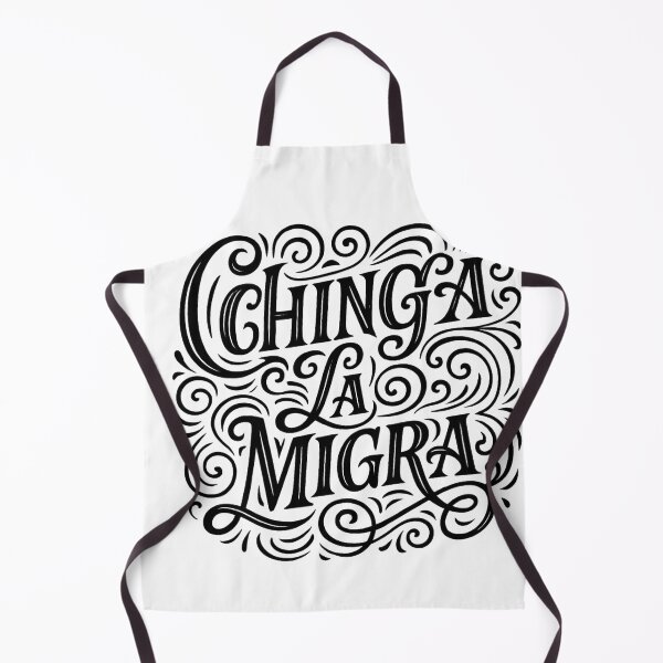 Item preview, Chinga La Migra – Anti-ICE Statement in Gothic Style designed and sold by Aryabek.