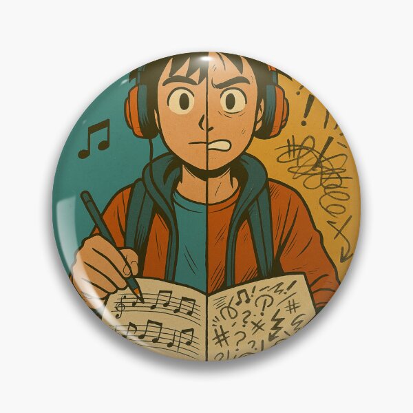 Item preview, My playlist has notes... and mental notes designed and sold by Jonsovski.