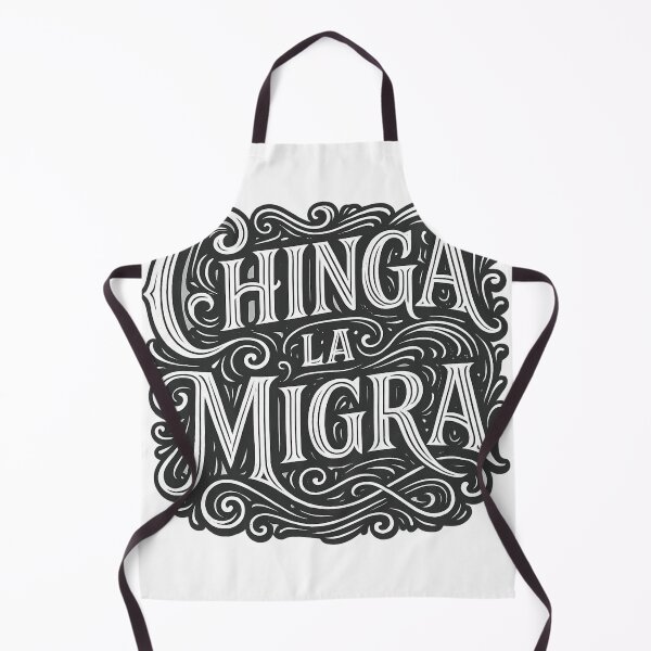 Item preview, Chinga La Migra – Protest Anti Ice with Calligraphy Detail designed and sold by Aryabek.