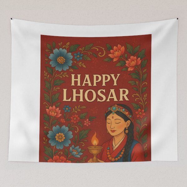 Item preview, Happy Lhosar – Tibetan New Year in Tibet designed and sold by Aryabek.
