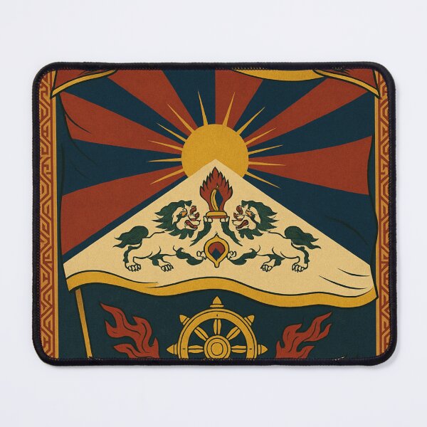 Item preview, Free Tibet – Himalayan Solidarity Poster designed and sold by Aryabek.