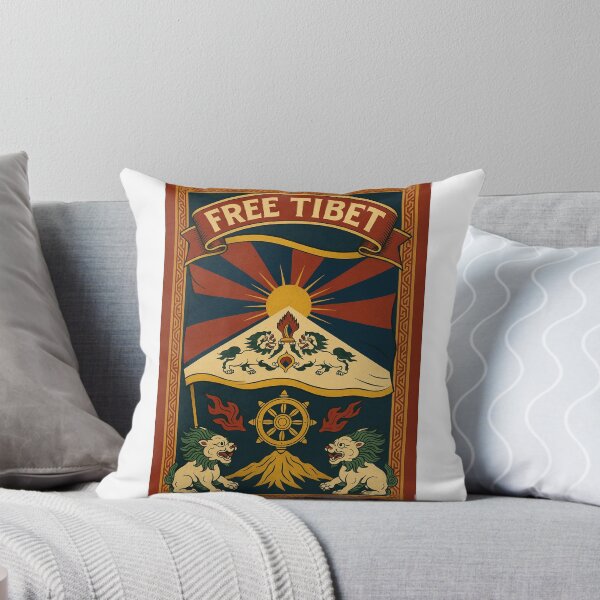 Item preview, Free Tibet – Himalayan Solidarity Poster designed and sold by Aryabek.