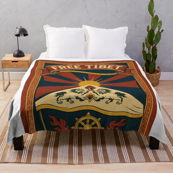 Item preview, Free Tibet – Himalayan Solidarity Poster designed and sold by Aryabek.