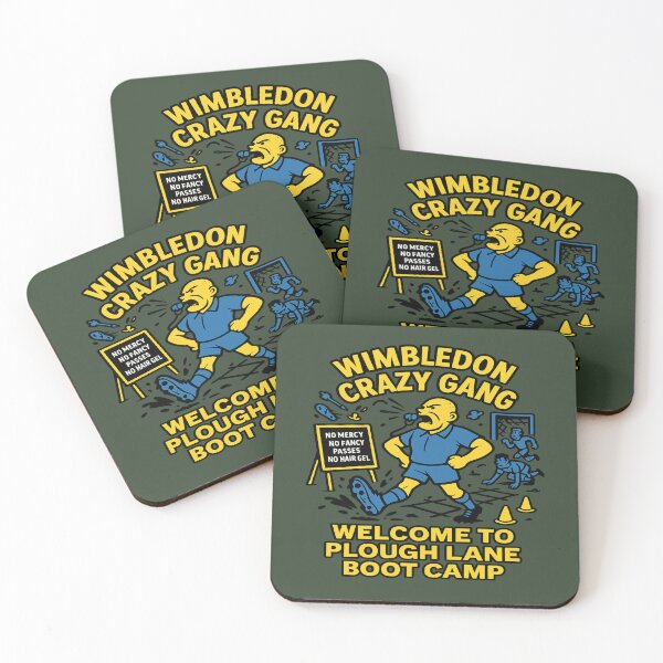 Item preview, Wimbledon Crazy Gang Boot Camp – 80s Football Chaos Tee designed and sold by SMB Dept..