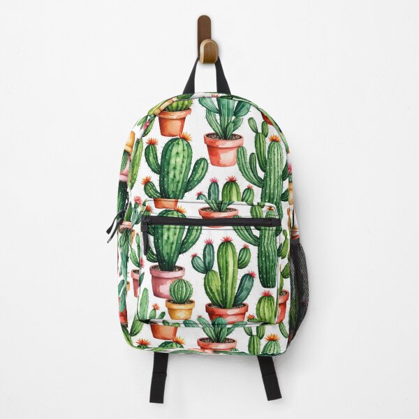Item preview, Cactus succulents Watercolor watercolour plant flower pink prick spike sharp pattern gifts designed and sold by cheekylorns.