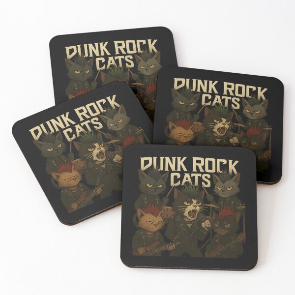 Item preview, Punk rock cat designed and sold by TTTT411.