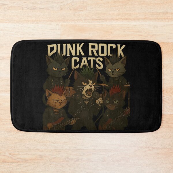 Item preview, Punk rock cat designed and sold by TTTT411.