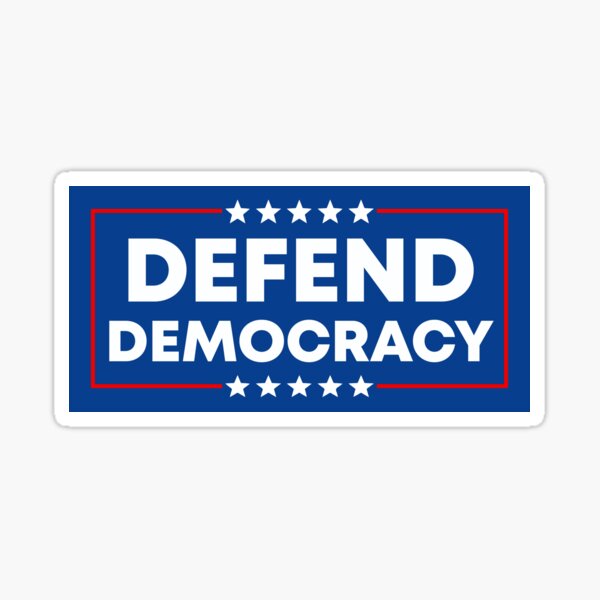 Item preview, Verteidige die Demokratie - Liberale Politik designed and sold by PixVib.